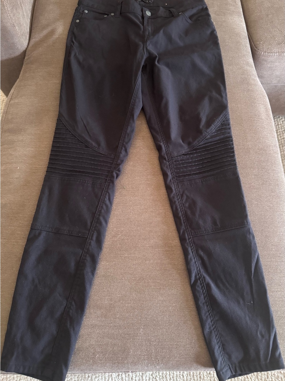 Women’s Black Moto-Style Jeans - PrAna